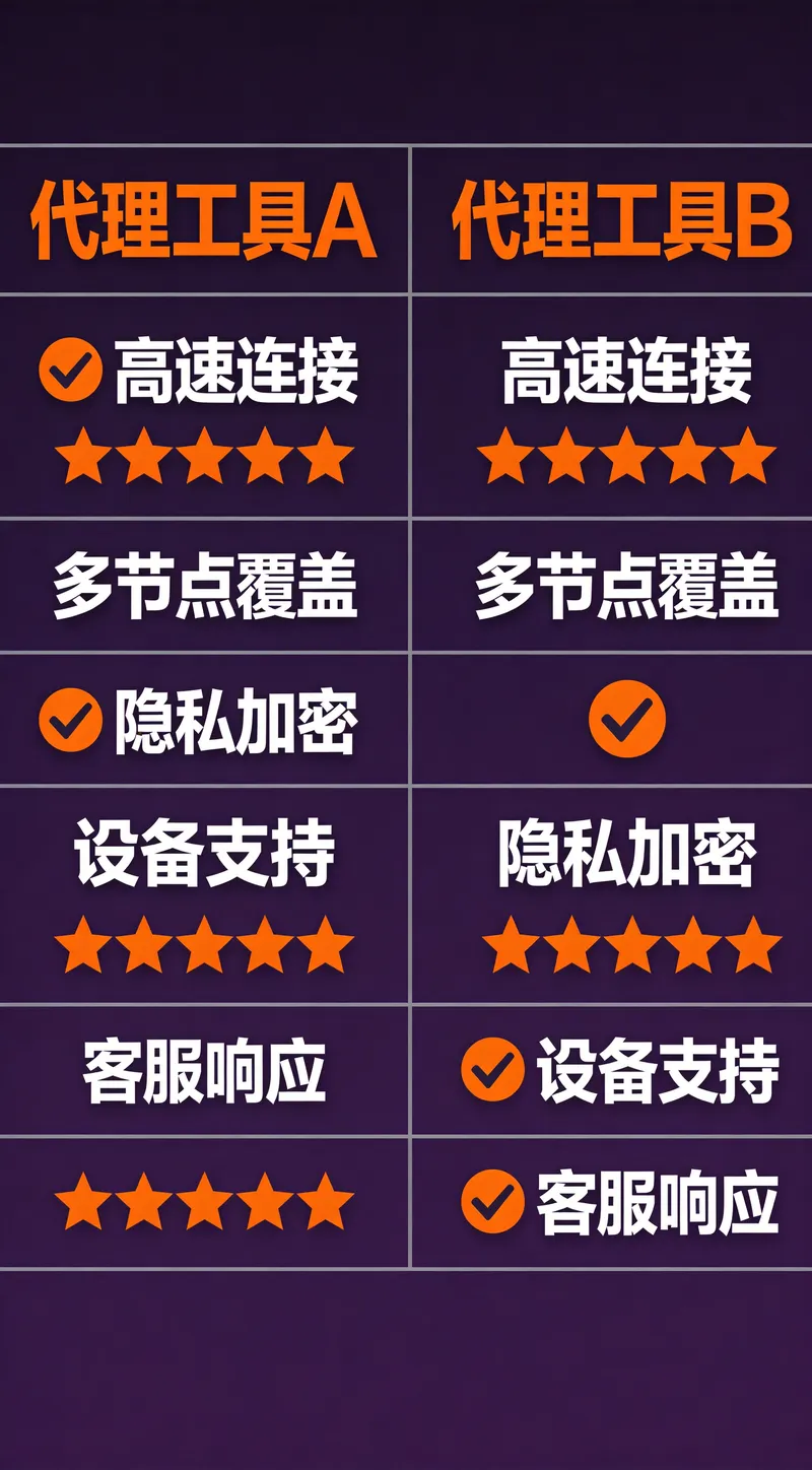 小火箭加速器与Clash功能对比图